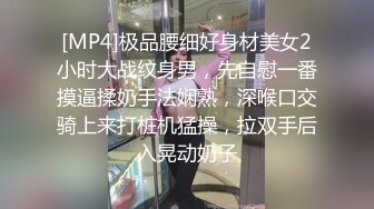 [MP4]极品腰细好身材美女2小时大战纹身男，先自慰一番摸逼揉奶手法娴熟，深喉口交骑上来打桩机猛操，拉双手后入晃动奶子