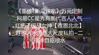 《重磅?新瓜速吃》万元定制网易CC星秀舞蹈代言人人气扛把子极品女神【雅恩北北】好多人求的最大尺度私拍~二指禅自抠喷水