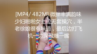 [MP4/ 482M] 微胖丰满韵味少妇啪啪女上位无套操穴，半老徐娘很有味道，最后边打飞机一边深喉爆一嘴