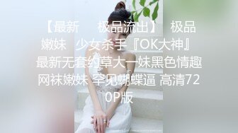 【最新❤️极品流出】♈极品嫩妹♈少女杀手『OK大神』最新无套约草大一妹黑色情趣网袜嫩妹 罕见蝴蝶逼 高清720P版