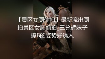 【景区女厕偷拍】最新流出厕拍景区女厕偷拍_三分裤妹子擦B的姿势好诱人