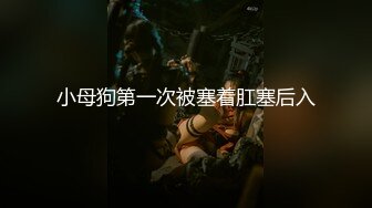 小母狗第一次被塞着肛塞后入