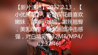 【新片速遞】2022.2.13，【小优探花】，新晋探花最喜欢嫩妹，苗条小姐姐，黑丝翘臀，美乳细腰，后入画面冲击感强，对白精彩[632MB/MP4/01:37:46]