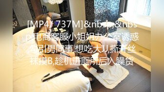 [MP4/ 737M]&nbsp;&nbsp;电商客服小姐姐办公室诱惑,勾引男同事,想吃大JJ,撕开丝袜摸B,趁机进厕所后入臊货