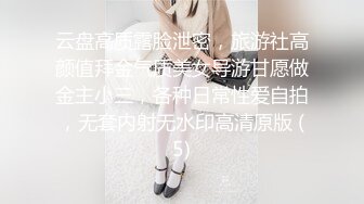 云盘高质露脸泄密，旅游社高颜值拜金气质美女导游甘愿做金主小三，各种日常性爱自拍，无套内射无水印高清原版 (5)