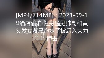 [MP4/714MB]：2023-09-19酒店偷拍 健身猛男帅哥和黄头发女友晨炮妹子被后入大力撞击